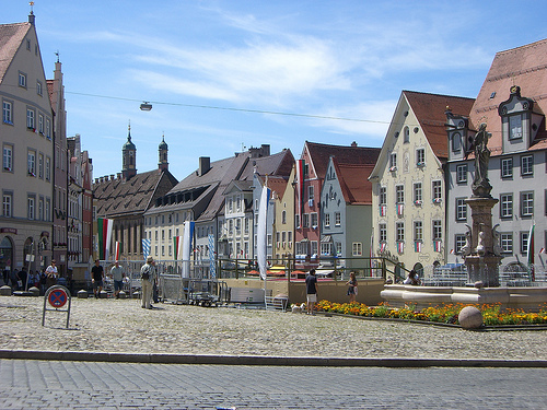 Marktplatz Landsberg © flickr.com / cspannagel